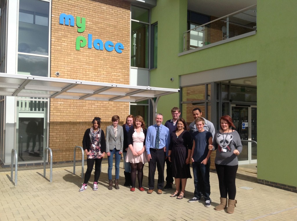 Valerie at the Walsall MyPlace Youth Project