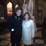 Valerie with Hugh Grant. Valerie with Hugh Grant.