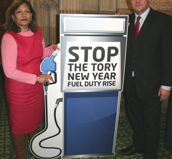 Valerie with Shadow Chancellor Ed Balls.