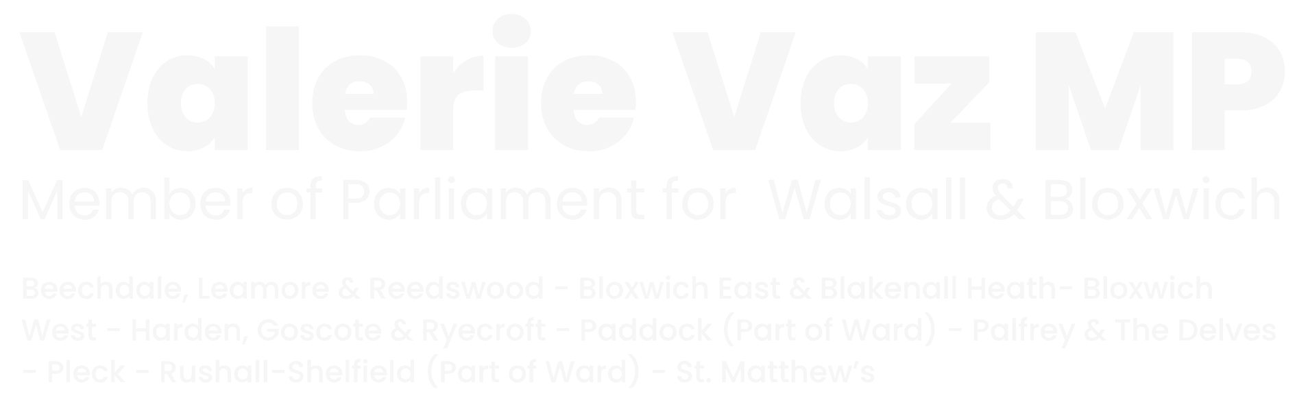Valerie Vaz MP