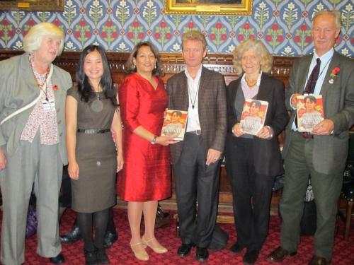 valerie-vaz-mp-with-author-peter-popham-and-relative-of-assk-3nov-2011